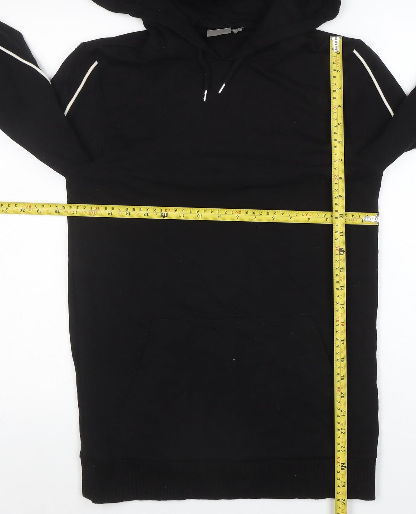 ASOS Men's Black Pullover Hoodie Small Long Sleeve Casual Jersey
