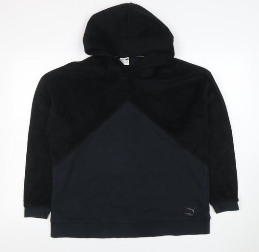 Puma Women’s Black Size 10 Pullover Hoodie Fleece Sweatshirt