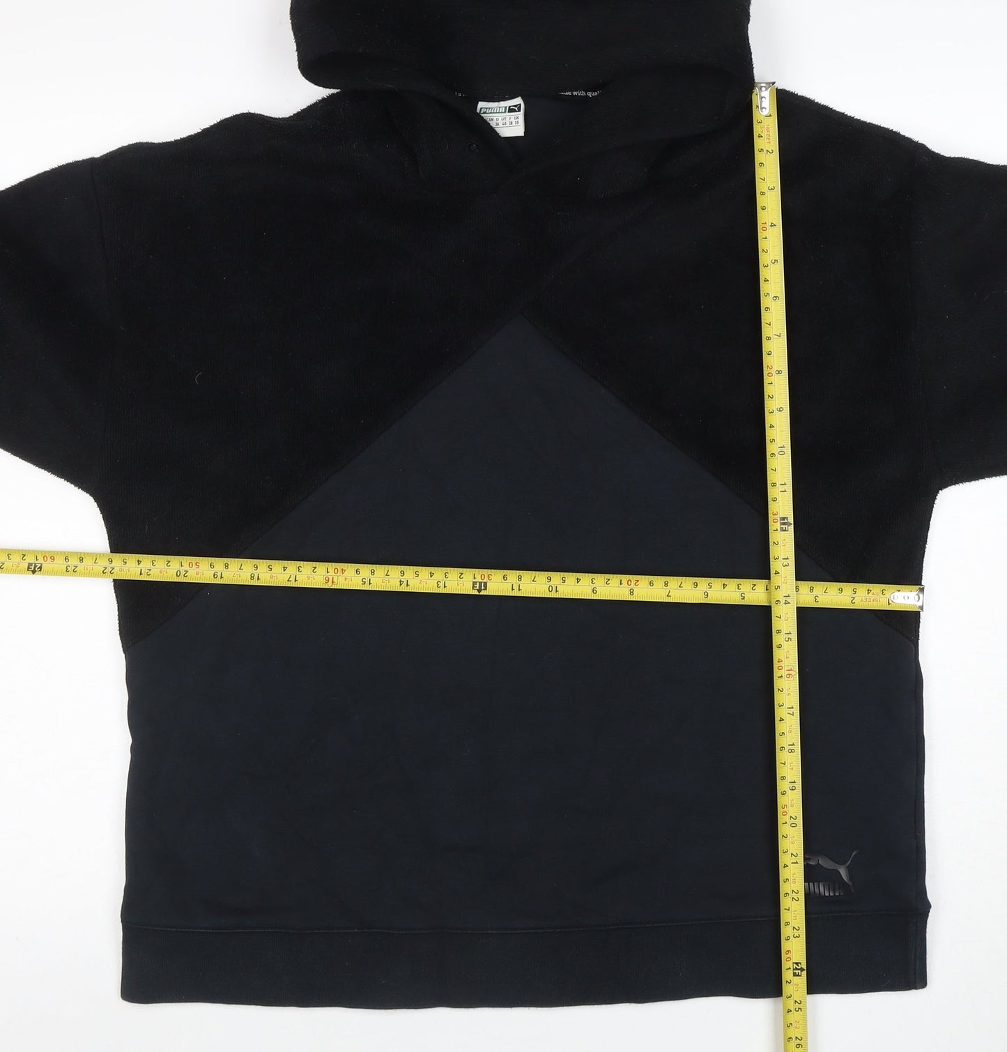 Puma Women’s Black Size 10 Pullover Hoodie Fleece Sweatshirt