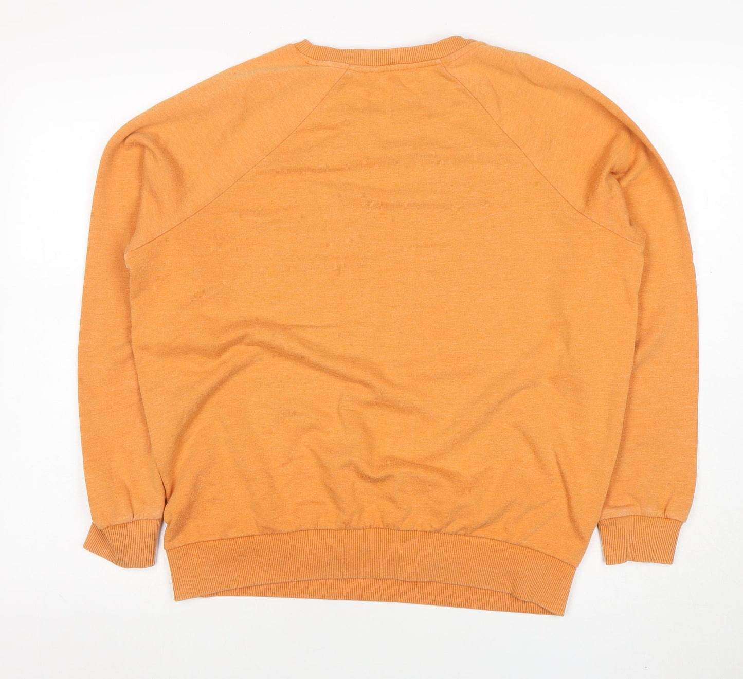 Next Women's Orange Eiffel Tower Crew Neck Pullover Sweatshirt M