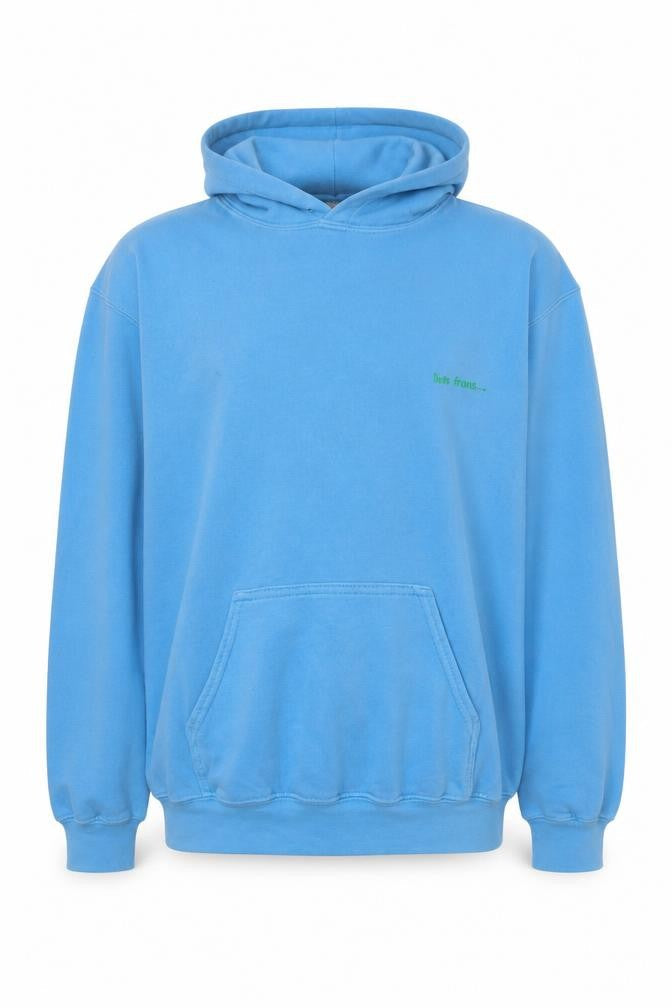 Ters Trans Men’s Blue Pullover Hoodie Size S Fleece Cotton Blend