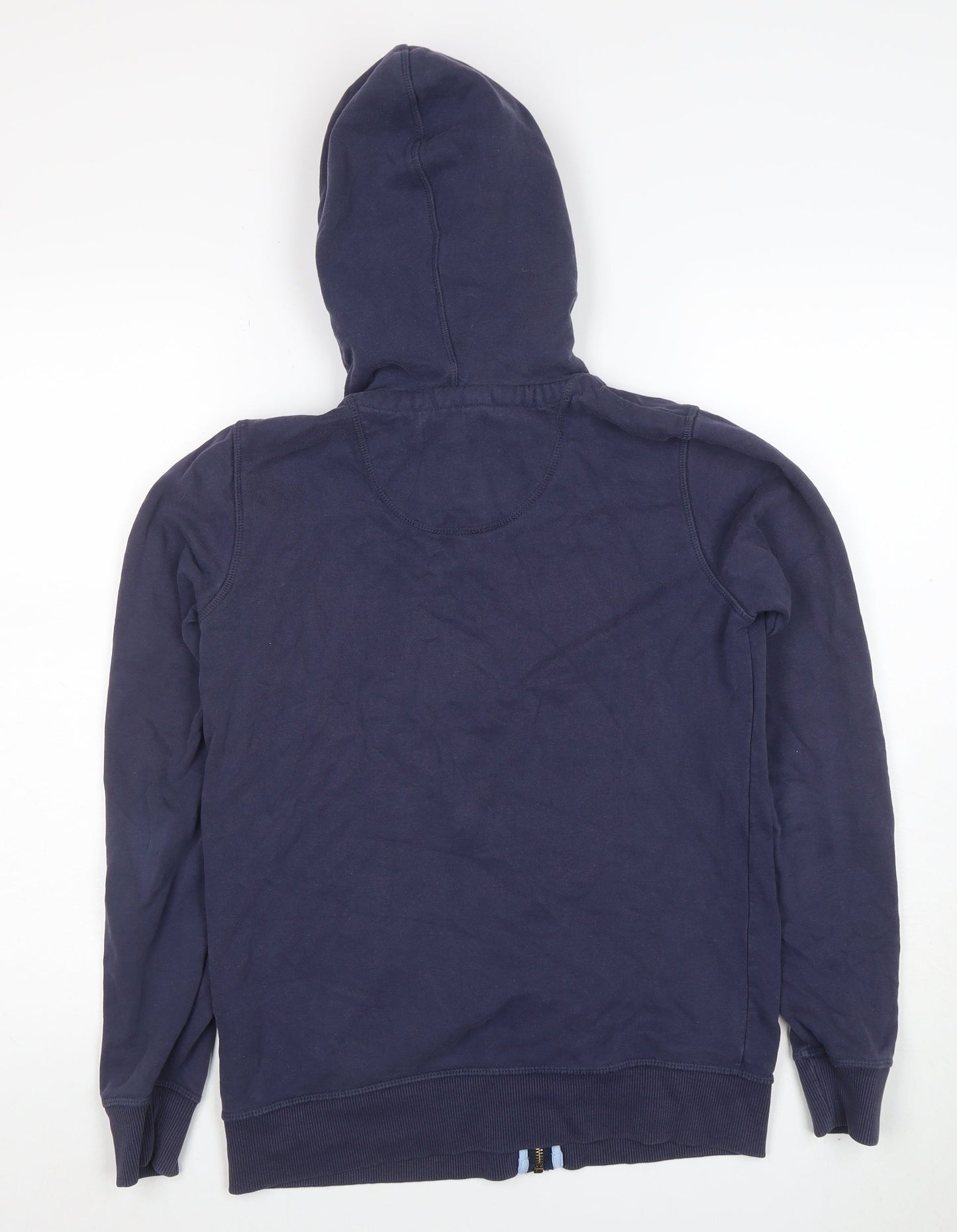 Fat Face Women's Navy Full Zip Hoodie UK 8 Cotton Casual Sweatshirt