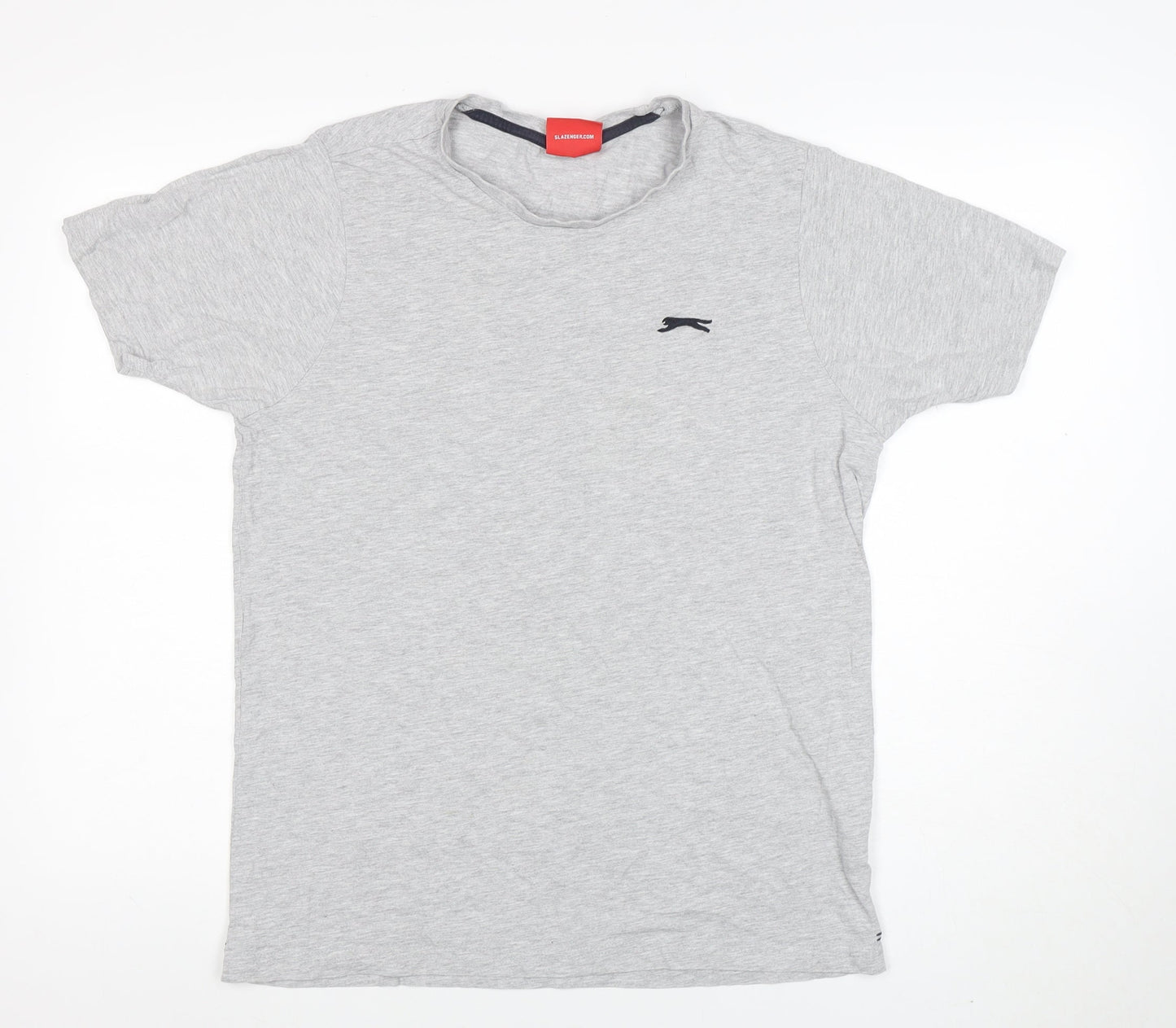 Slazenger Men’s Grey Regular Fit Short Sleeve Crew Neck T-Shirt Size M