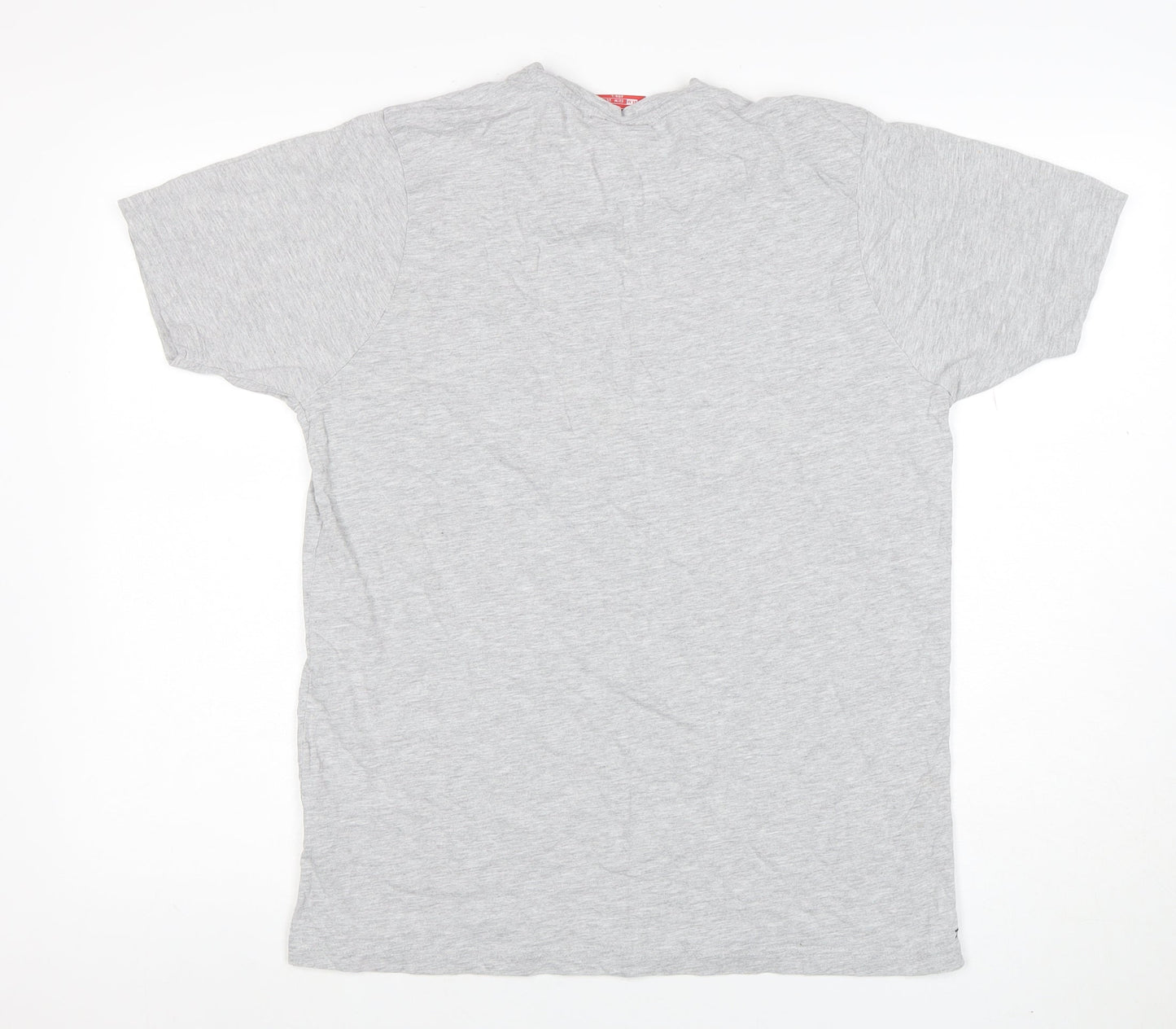 Slazenger Men’s Grey Regular Fit Short Sleeve Crew Neck T-Shirt Size M