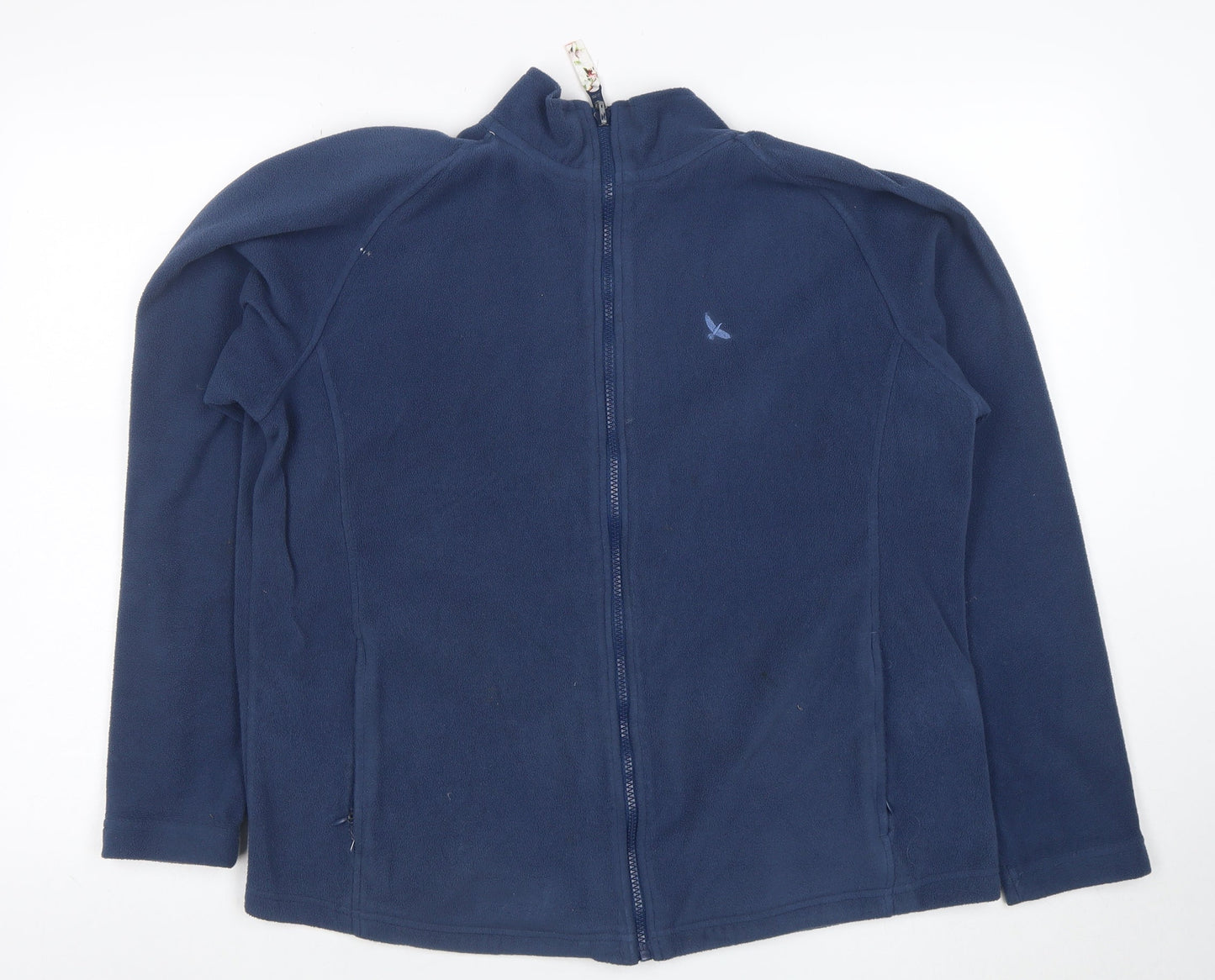 Hawkshead Womens Blue Fleece Zip Jacket Size 10 Regular