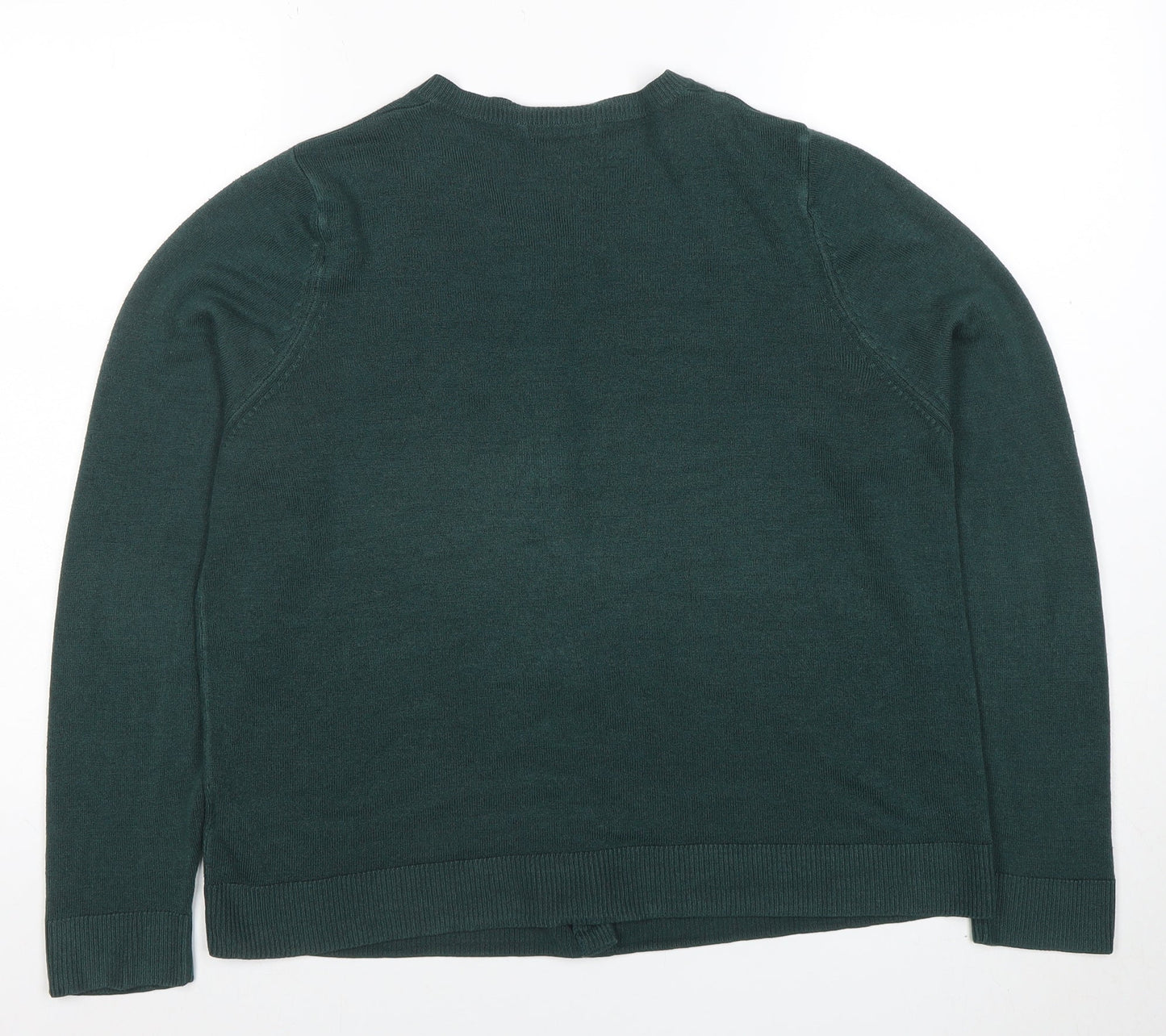 Marks and Spencer Women’s Green Beaded Cardigan Size 16
