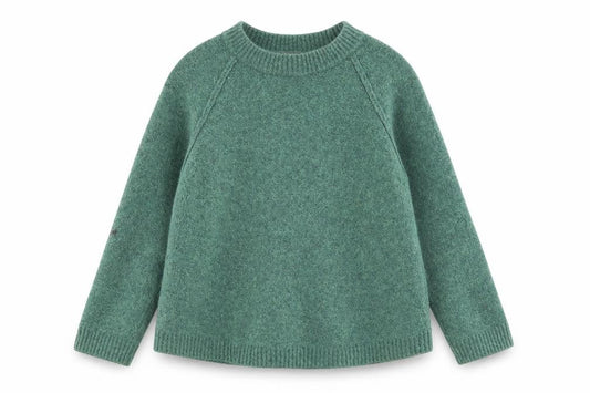 Ragdoll Los Angeles Women Green Knit Pullover Jumper Size S