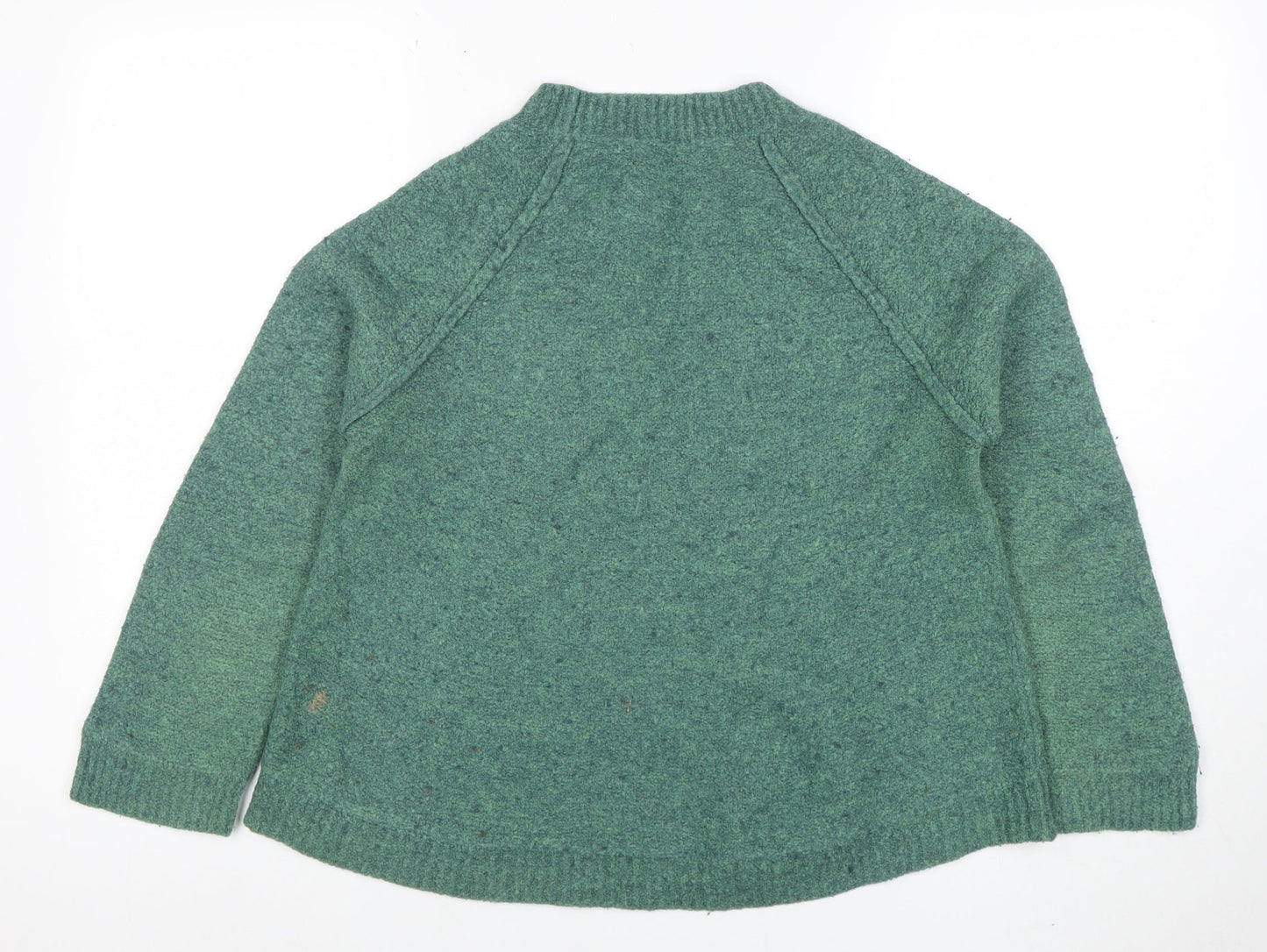 Ragdoll Los Angeles Women Green Knit Pullover Jumper Size S
