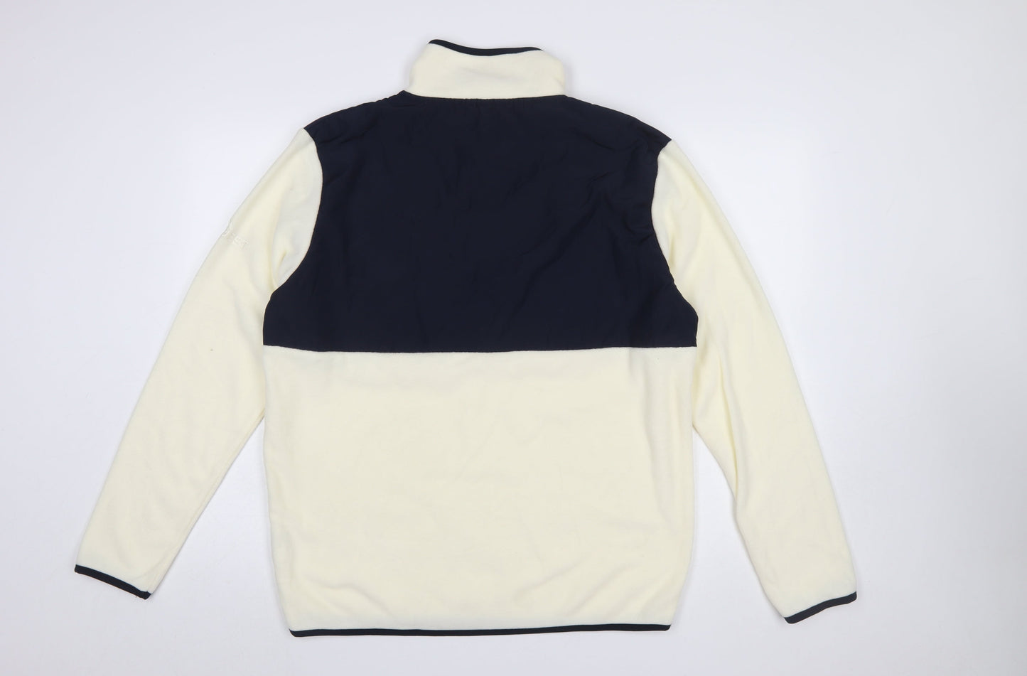 Portwest Womens Cream Navy 1/4 Zip Fleece Sweatshirt Size 16 XL
