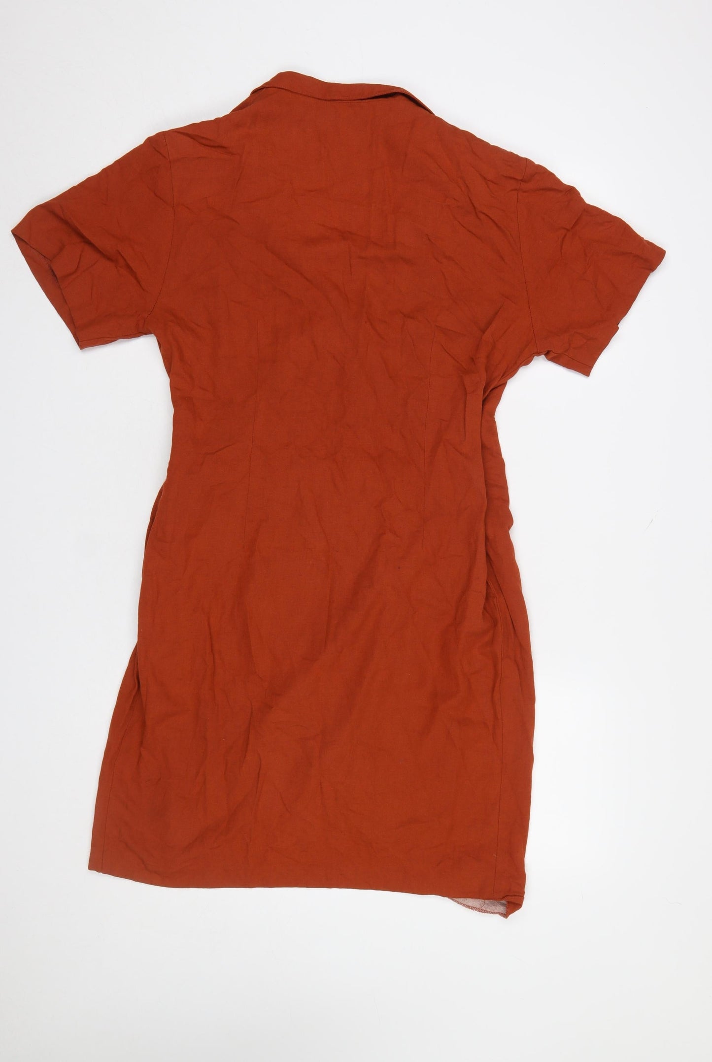 Lieverje Latest Look Women's Brown Size 12 Wrap Belted Dress