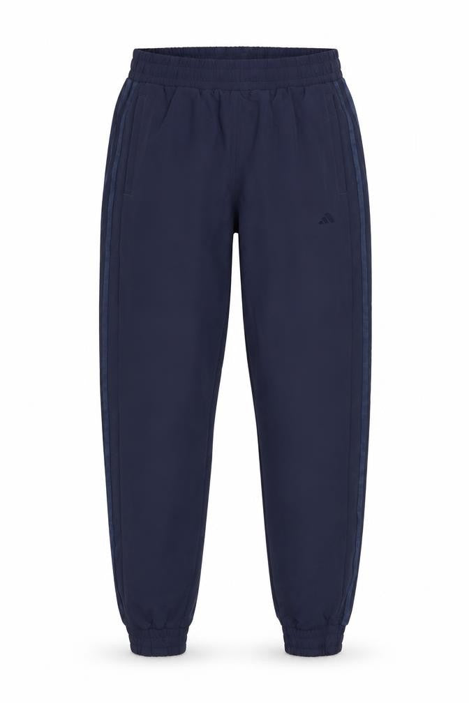 Adidas Womens Navy Blue Jogger Activewear Trousers Size 12 Polyester Blend