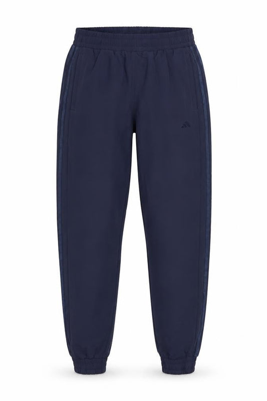 Adidas Womens Navy Blue Jogger Activewear Trousers Size 12 Polyester Blend