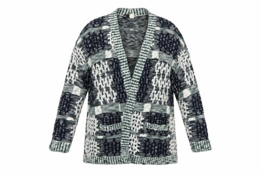 BDG Womens Multicoloured Knit Long Sleeve Cardigan Size S