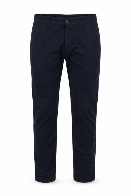 Club of Comfort Men's Blue 32/32 Chino Trousers Cotton Stretch