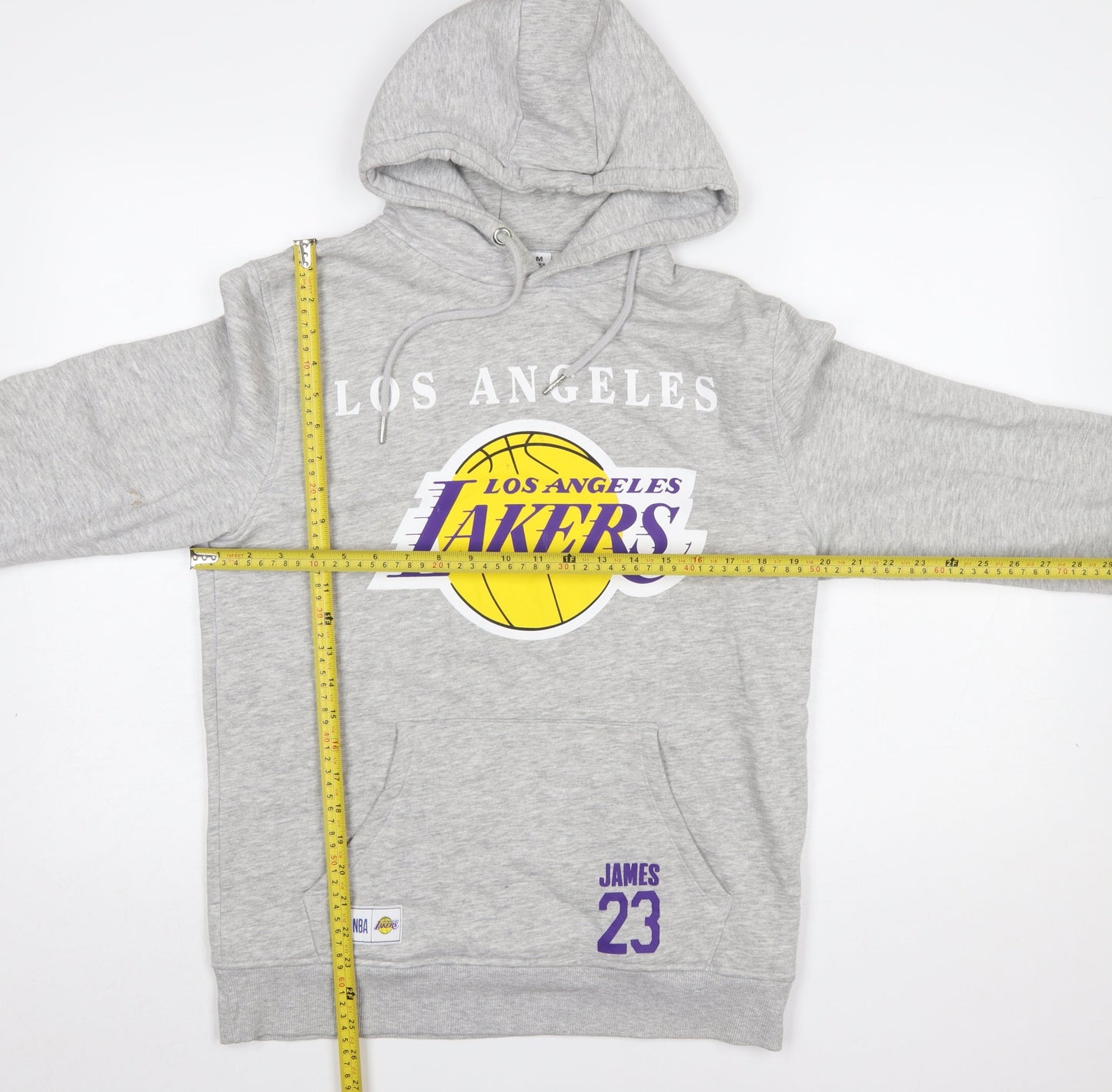 Primark NBA Los Angeles Lakers Grey Men's Pullover Hoodie M