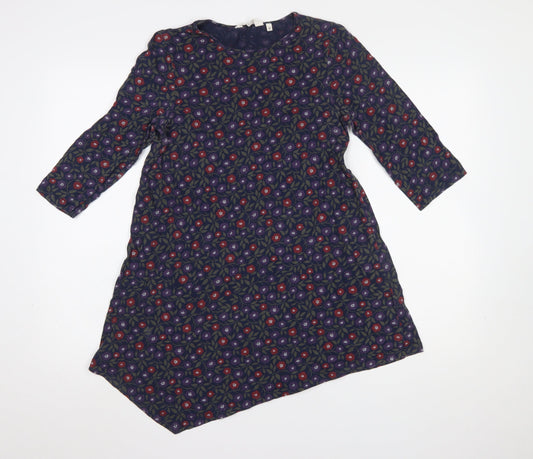 Seasalt Cornwall Womens Multicoloured Floral Cotton Tunic Top UK 8