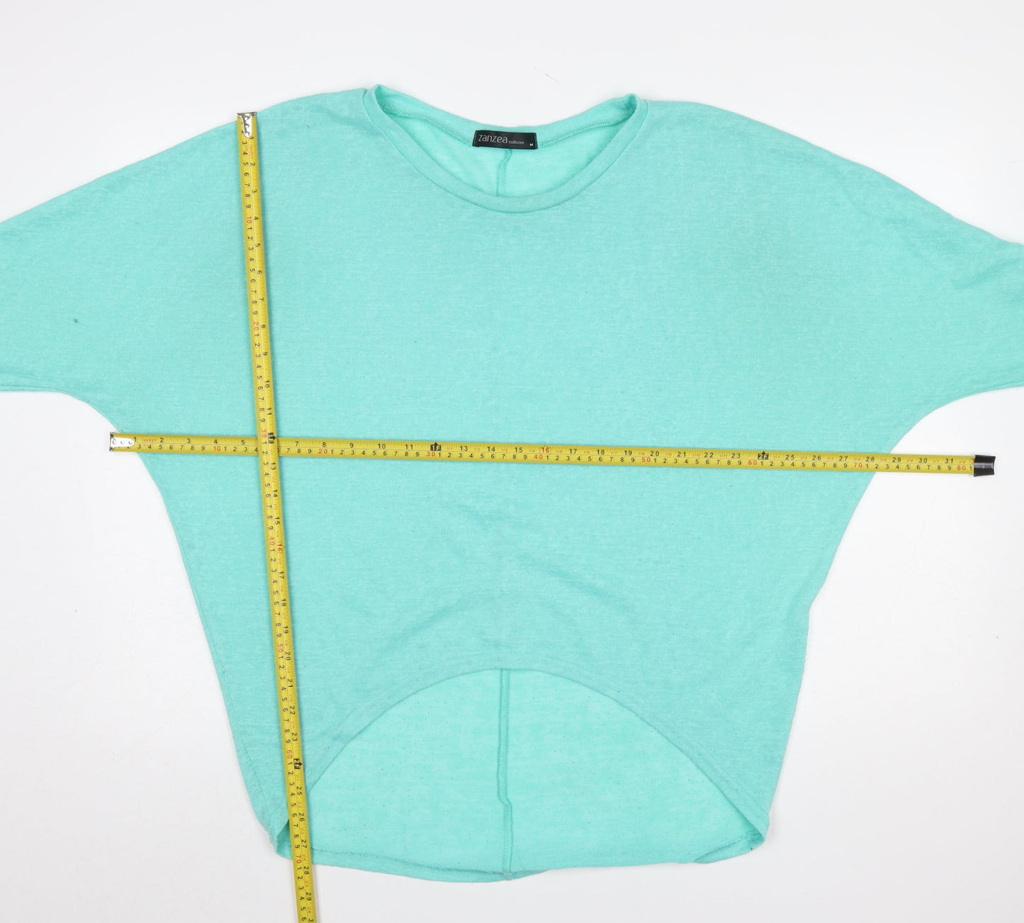 Zanzea Women Green Relaxed 3/4 Sleeve Jersey T-Shirt M