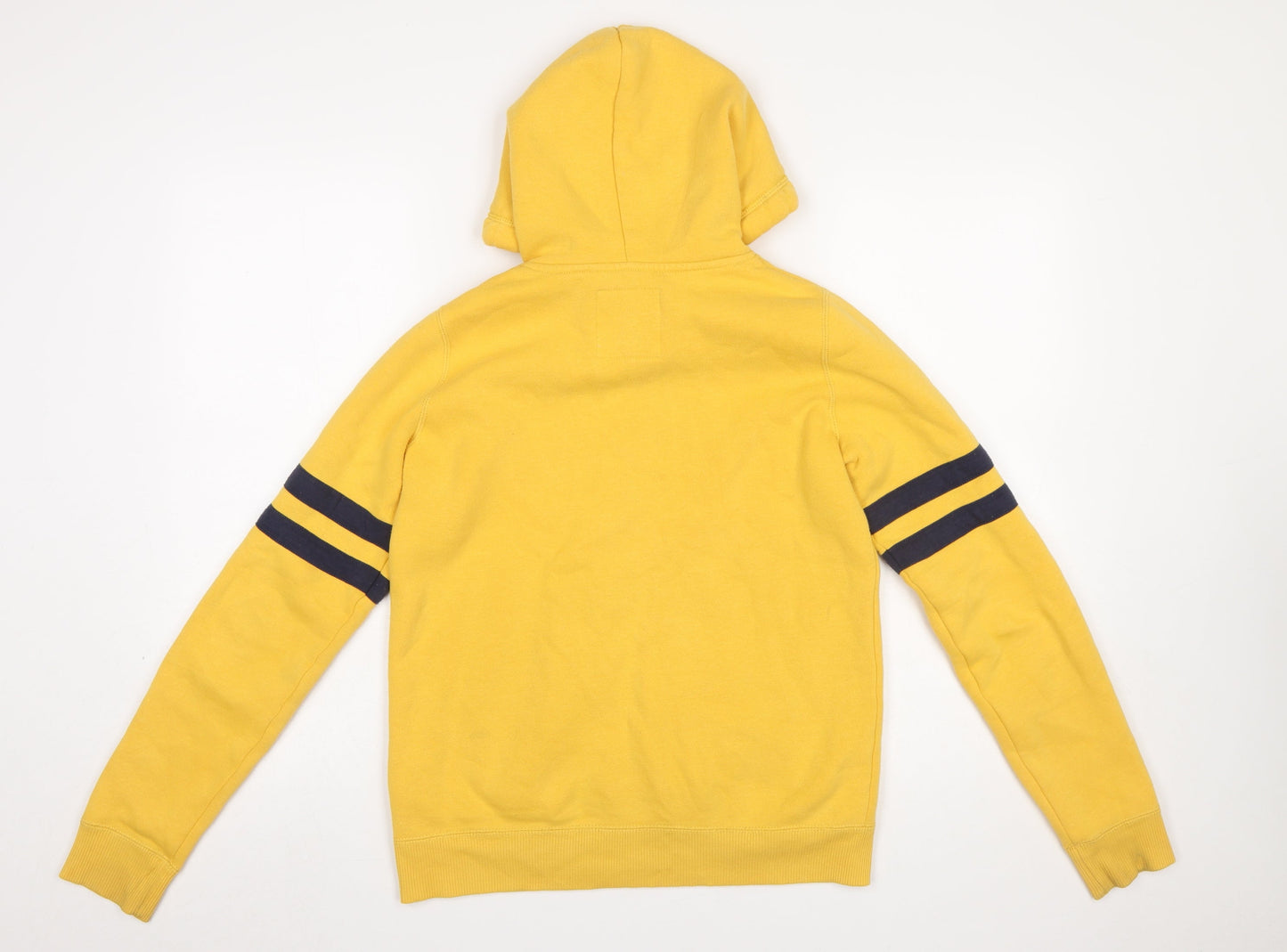 Hollister Women’s Yellow Hooded Pullover Hoodie XS Cotton Blend