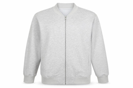 H&M Men’s Grey Full Zip Sweatshirt 2XL Regular Fit Lightweight