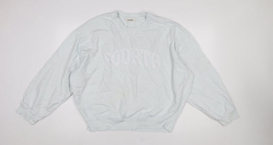 4th & Reckless Women’s Light Blue Crew Neck Pullover Sweatshirt S