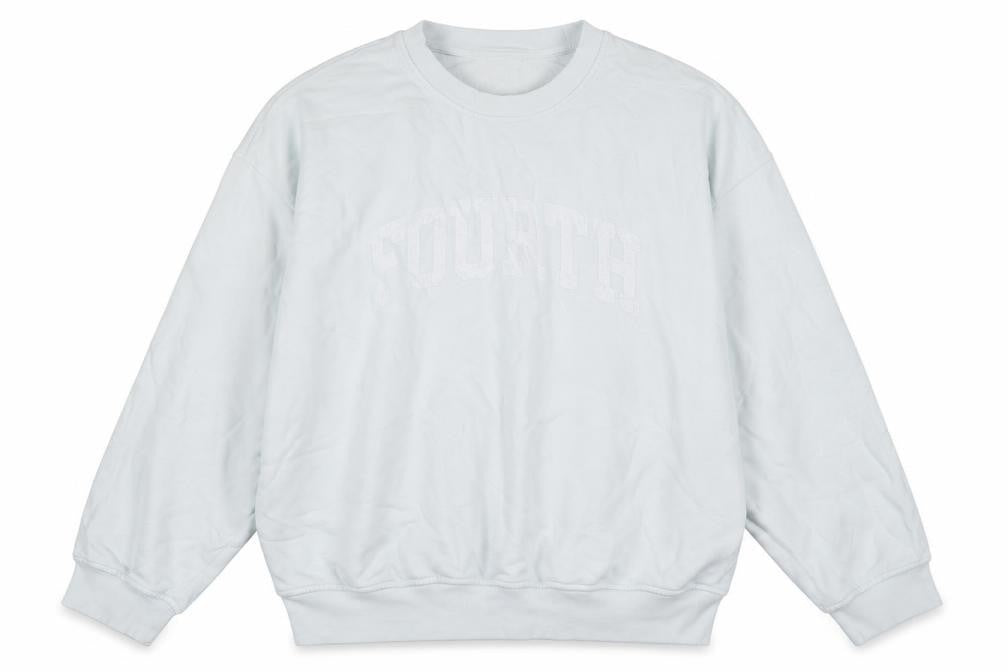 4th & Reckless Women’s Light Blue Crew Neck Pullover Sweatshirt S