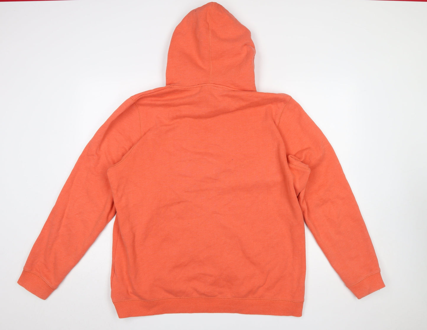 TOG24 Womens Orange Weekend Pullover Hoodie Size 18 Cotton Blend