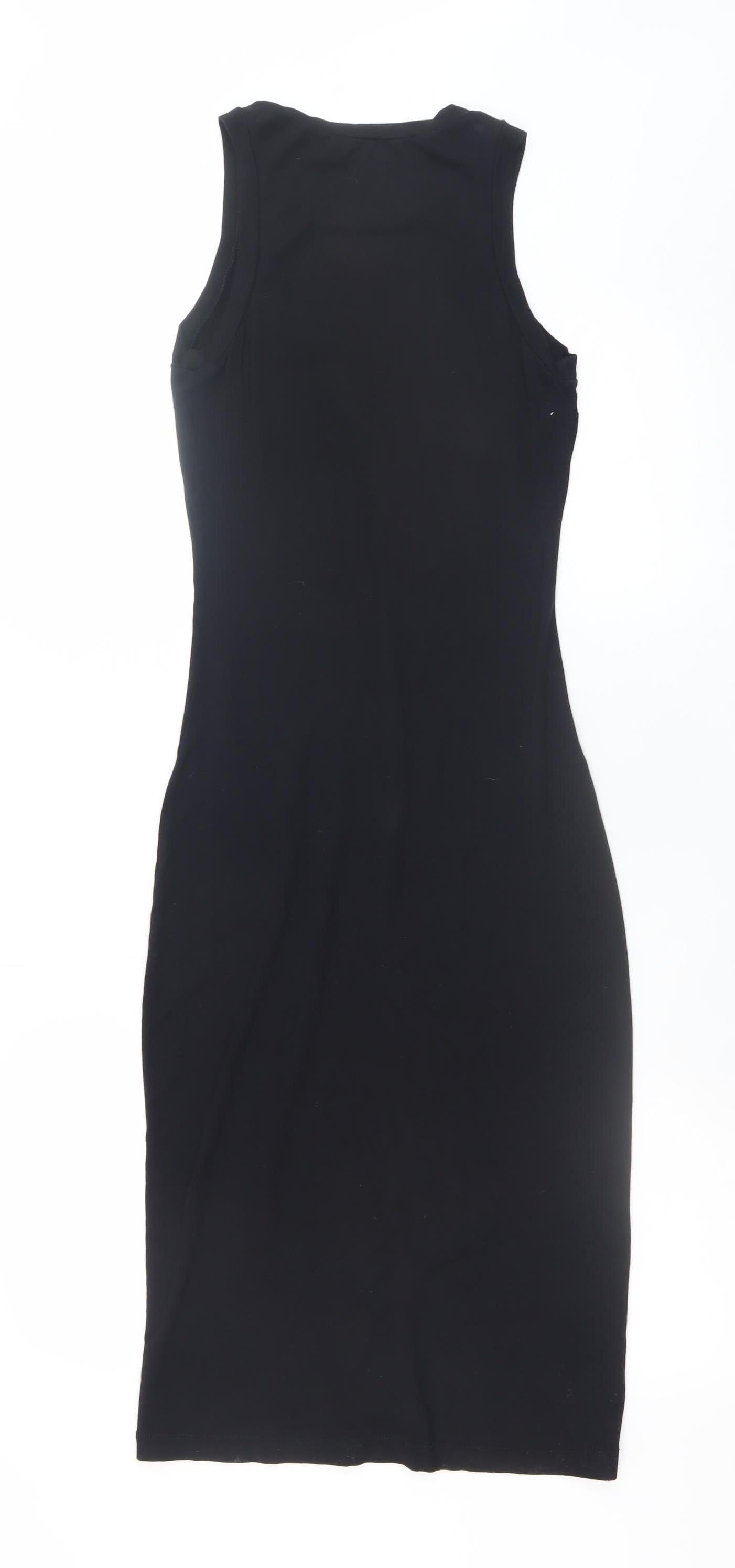 Philosophy Women's Black Bodycon Sleeveless Dress Size 12