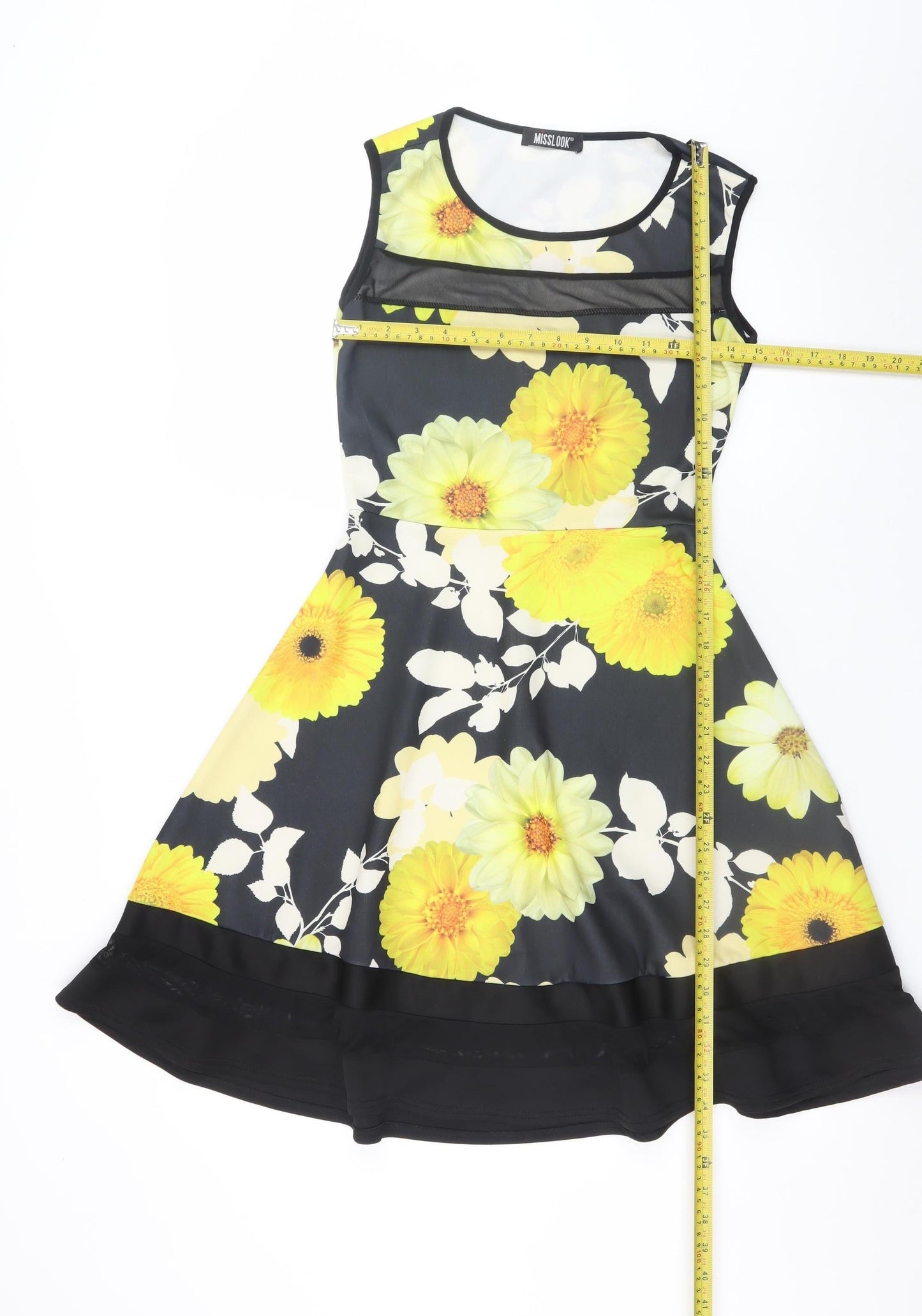 Misslook Women’s Multicoloured Floral Fit & Flare Dress Size 10