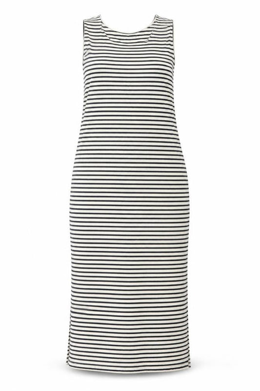 Vero Moda Women’s Black Stripe Sleeveless Tank Dress Size 12