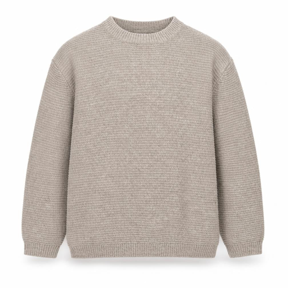 Next Men’s Beige Wool Acrylic Crew Neck Pullover Jumper Size L