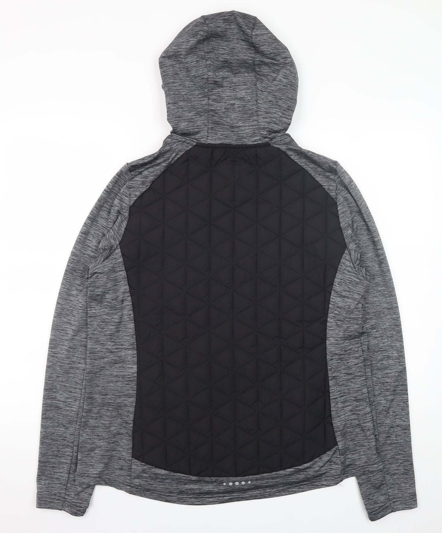Dunnes Stores Womens Black L Quilted Hooded Puffer Jacket
