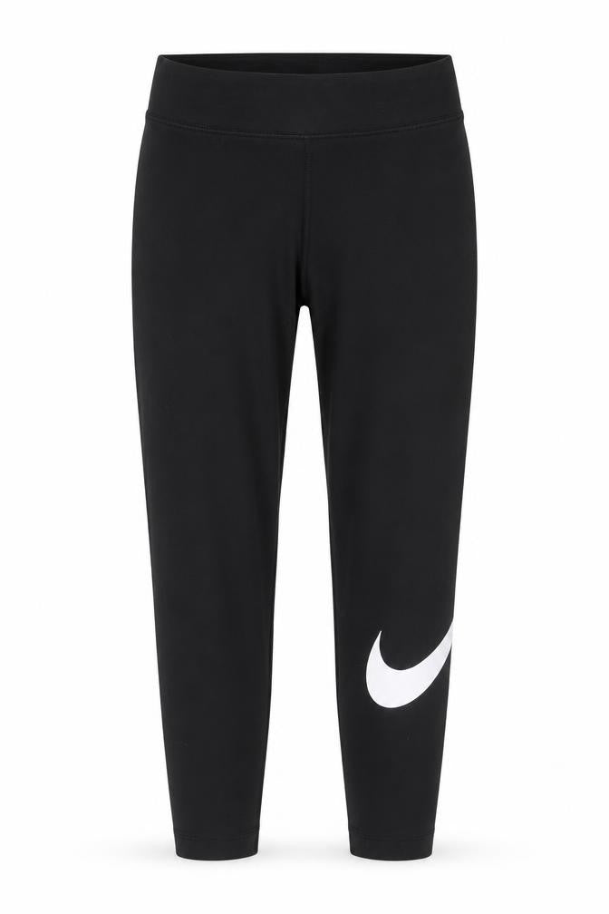 Nike Women's Black Ankle Leggings S Stretch Cotton Blend