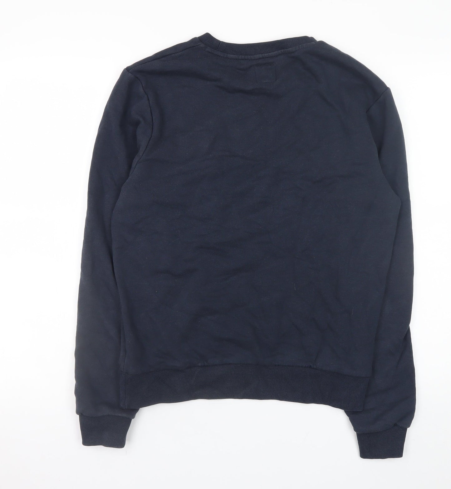 Jack Wills Women's Navy Blue Crew Neck Sweatshirt Small