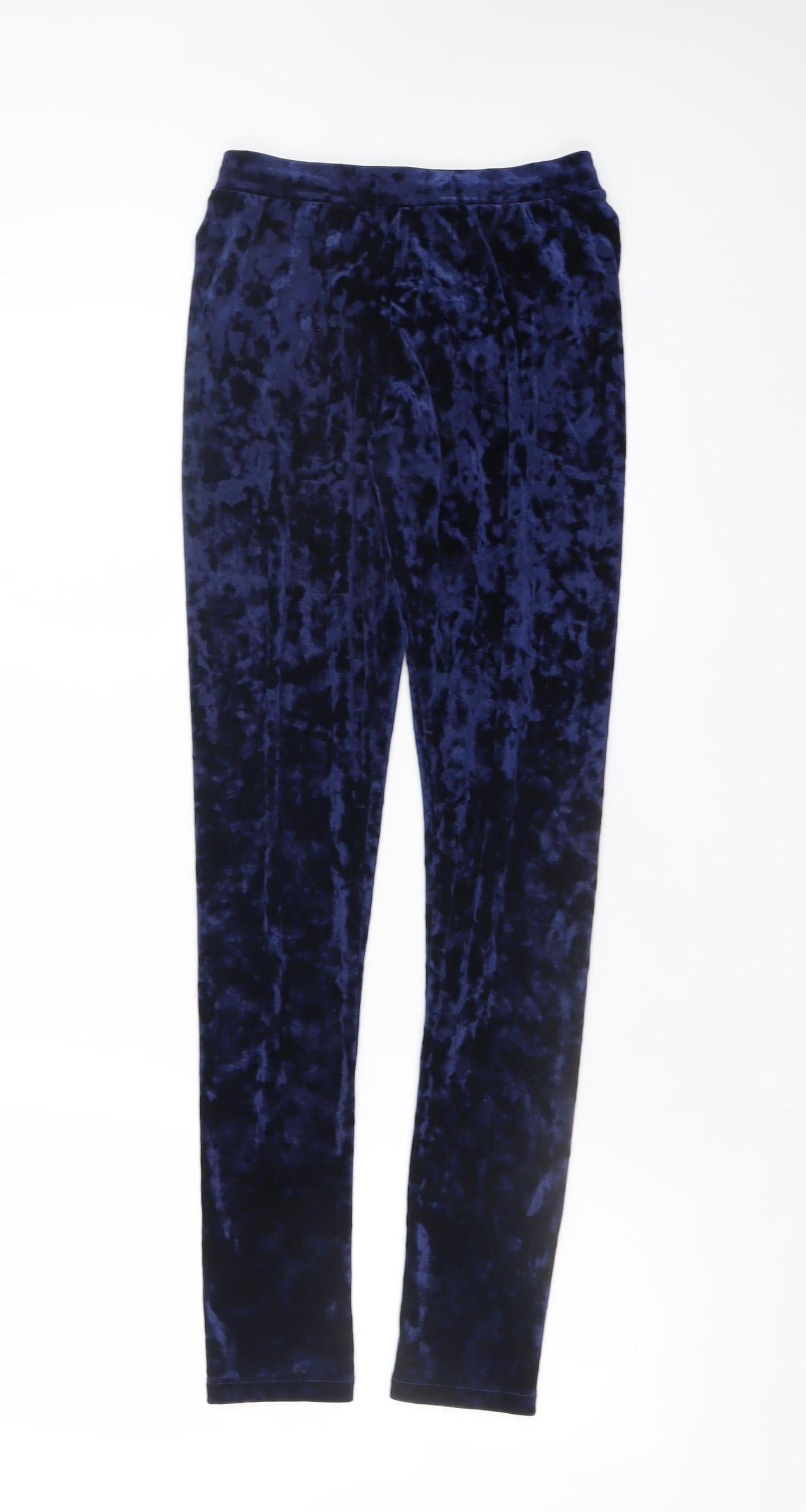 Esmara by Heidi Klum Women’s Navy Blue Velvet Leggings Size 10/12