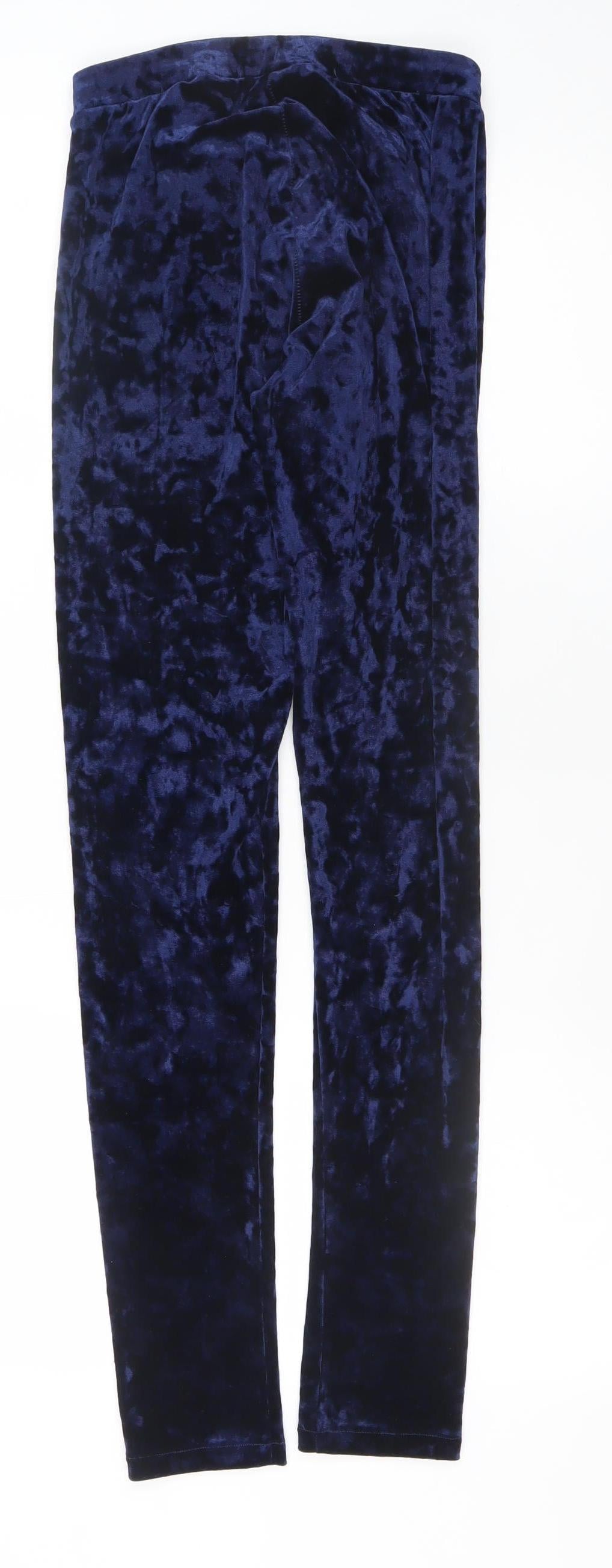 Esmara by Heidi Klum Women’s Navy Blue Velvet Leggings Size 10/12