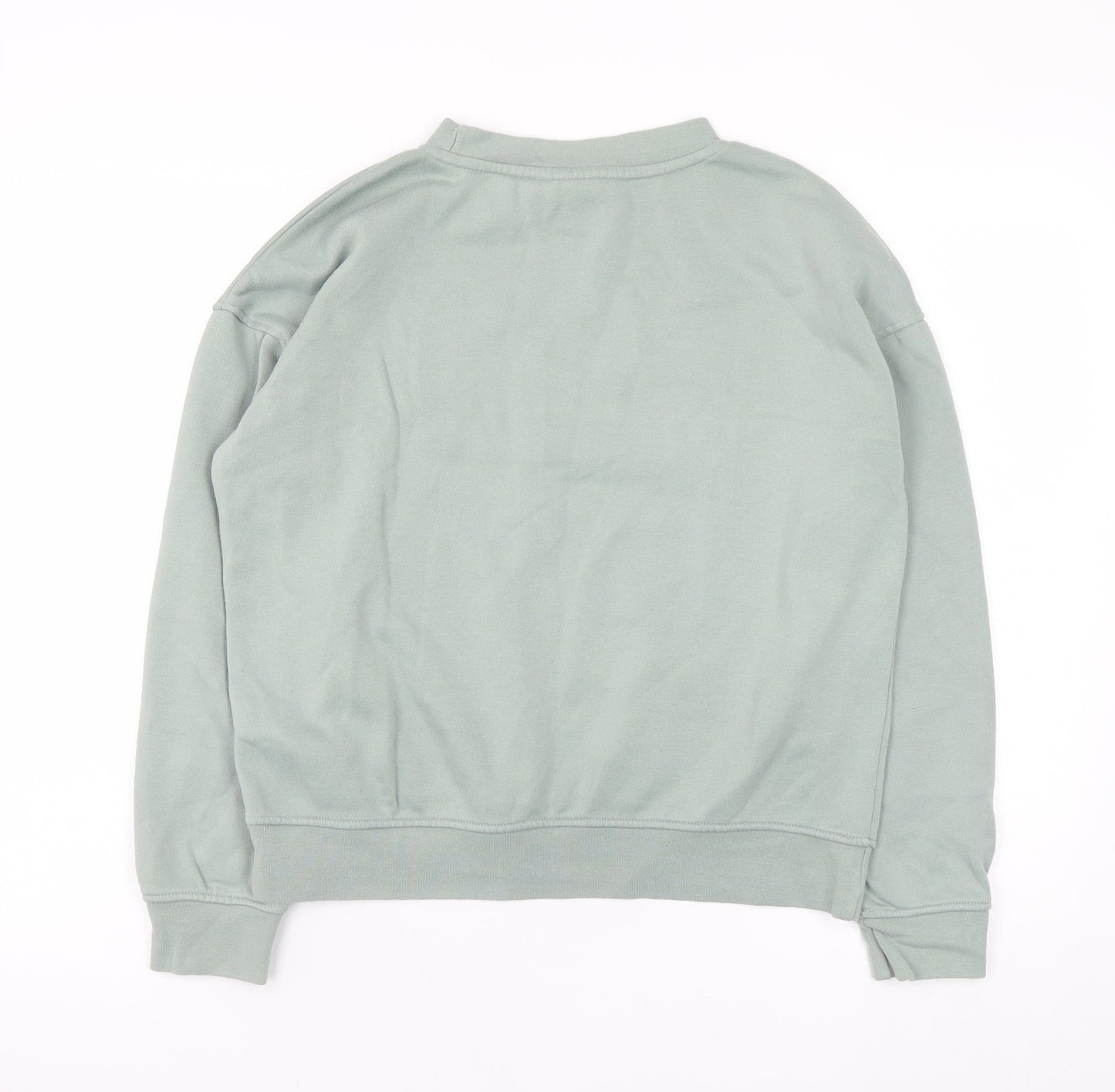 Disney Women’s Green Mickey Mouse XS Sweatshirt Crew Neck Pullover