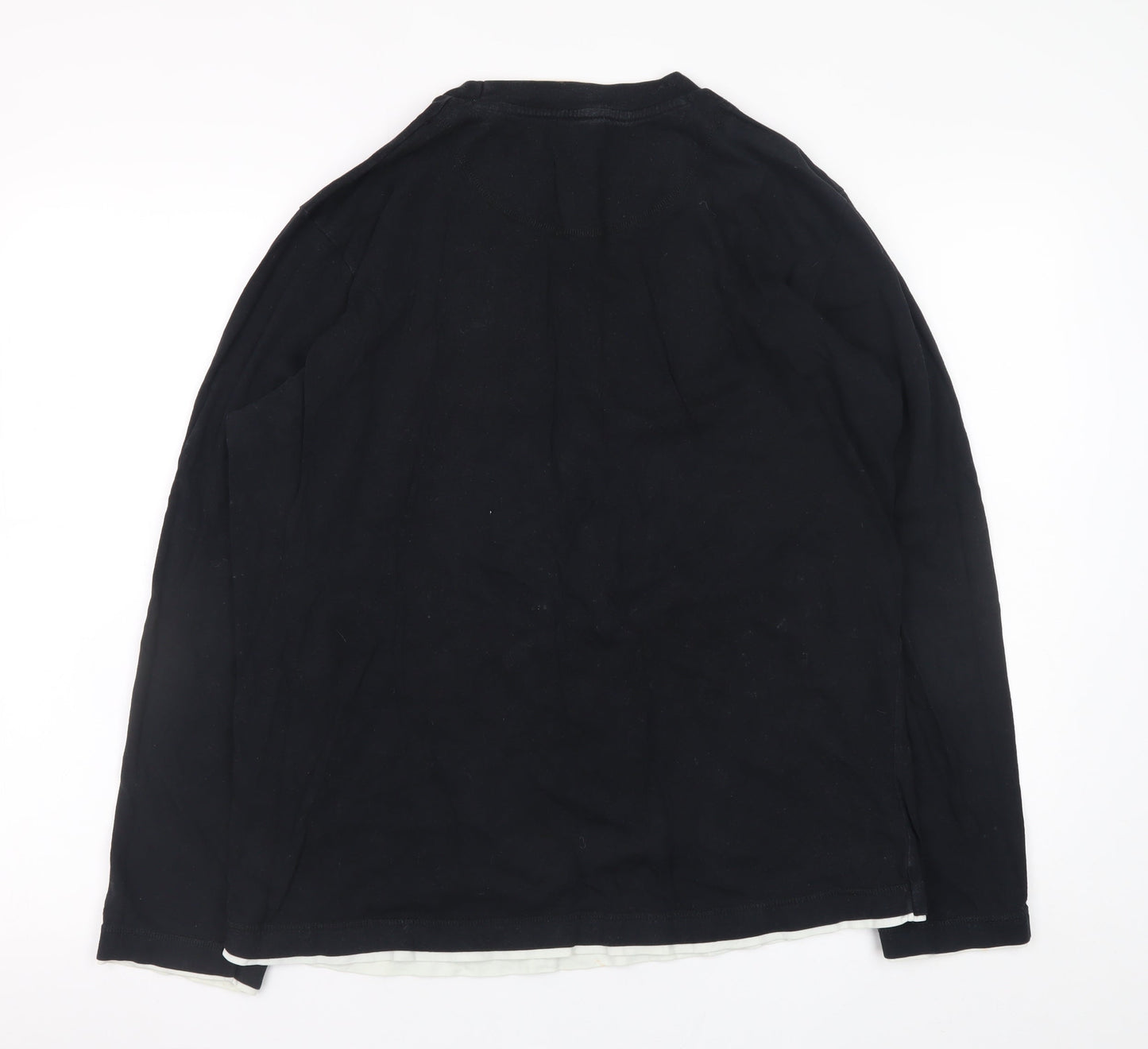 Burton Men's Black Cotton Crew Neck Pullover Sweatshirt Size L