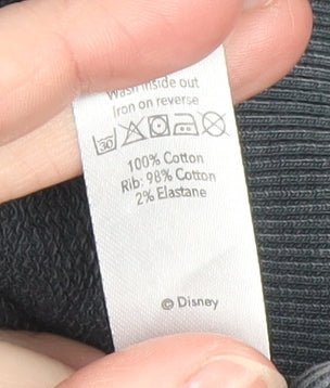 George Women Grey Mickey Mouse Long Sleeve T-Shirt Dress Size 18