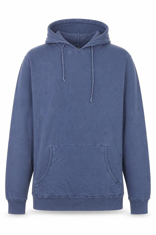 Rich Honey Men's Blue Pullover Hoodie Size M Cotton Casual