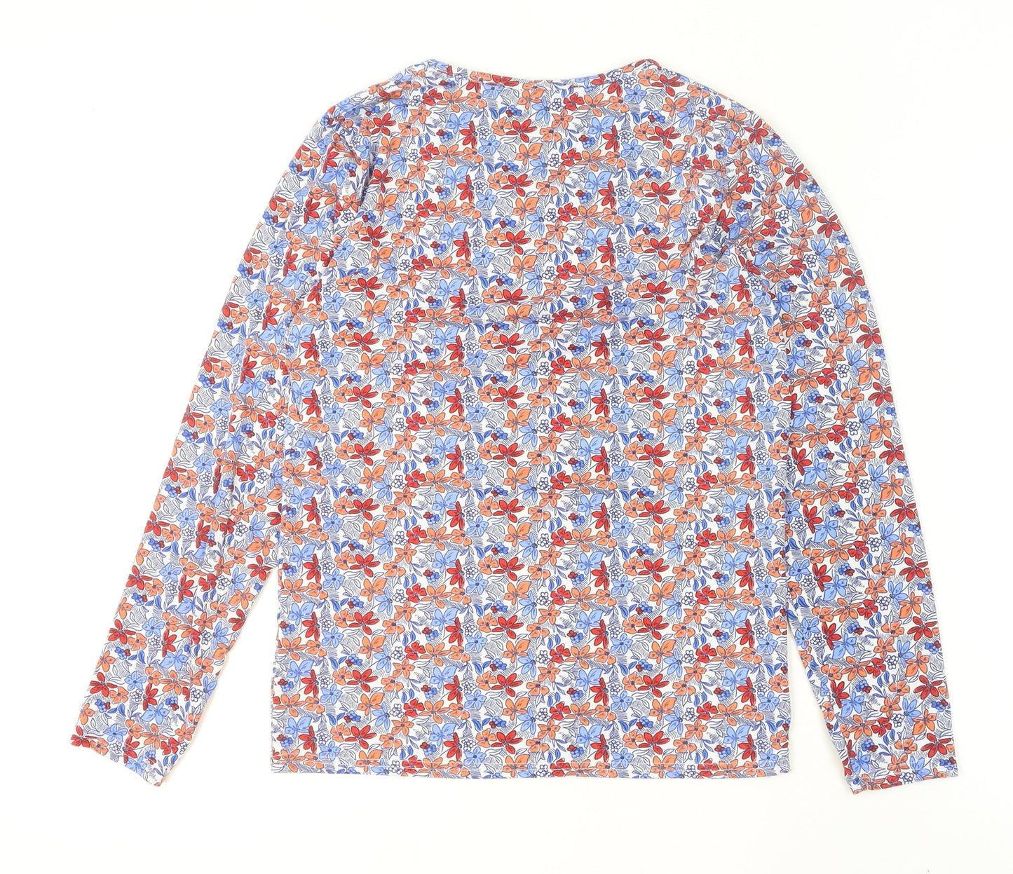 Isle Women’s Multicoloured Floral Long Sleeve T-Shirt Size S 10-12
