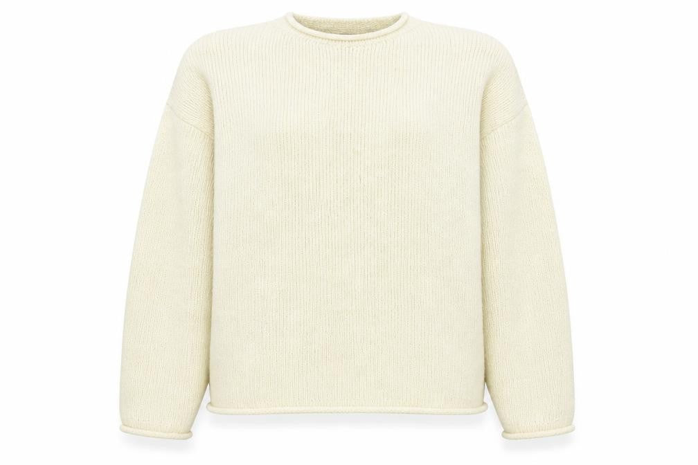ASOS DESIGN Women’s Beige Chunky Knit Crew Neck Jumper Size S