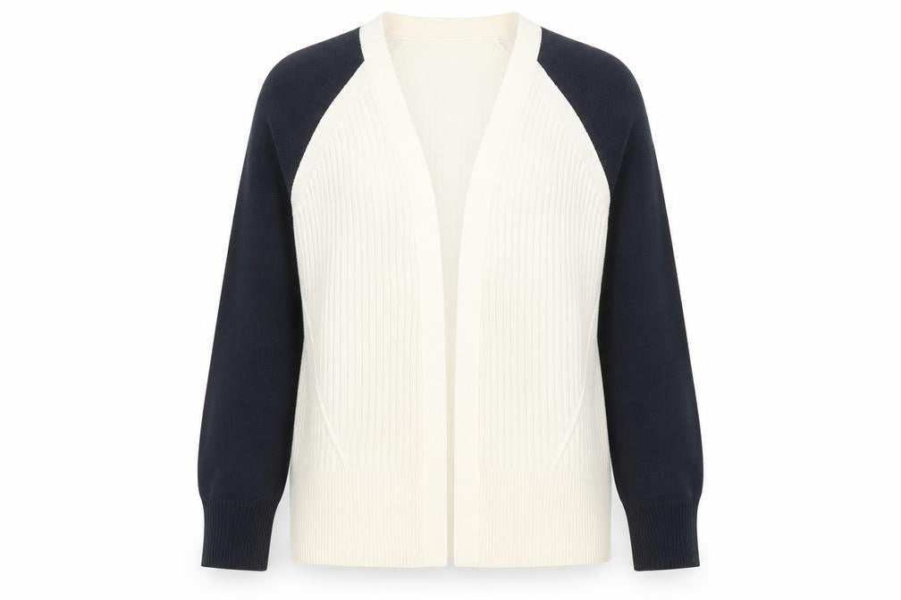 Marks & Spencer Women’s Ivory Knit Raglan Sleeve Open Cardigan M