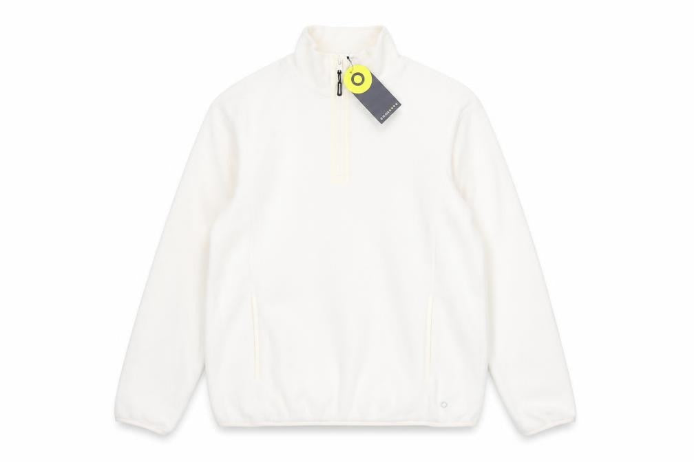 Marks & Spencer Boys Ivory Fleece 1/4 Zip Sweatshirt 15-16 Years