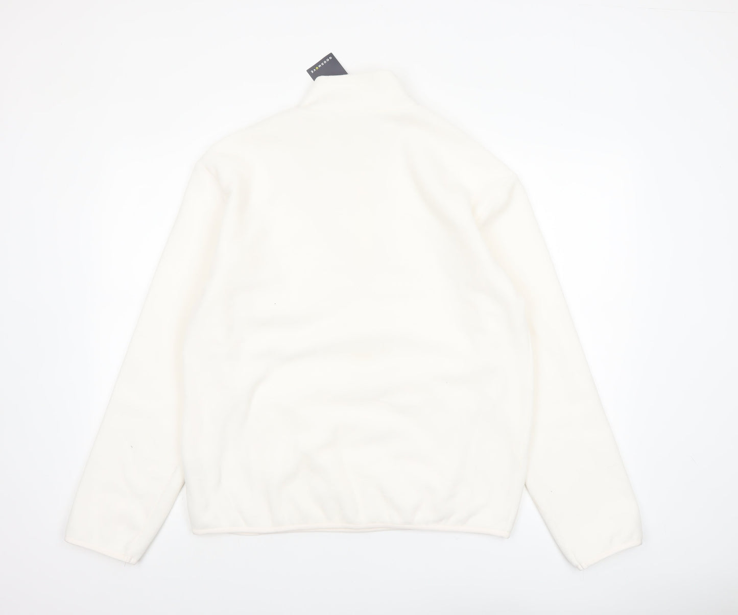 Marks and Spencer Boys Ivory Fleece 1/4 Zip Sweatshirt 15-16 Years