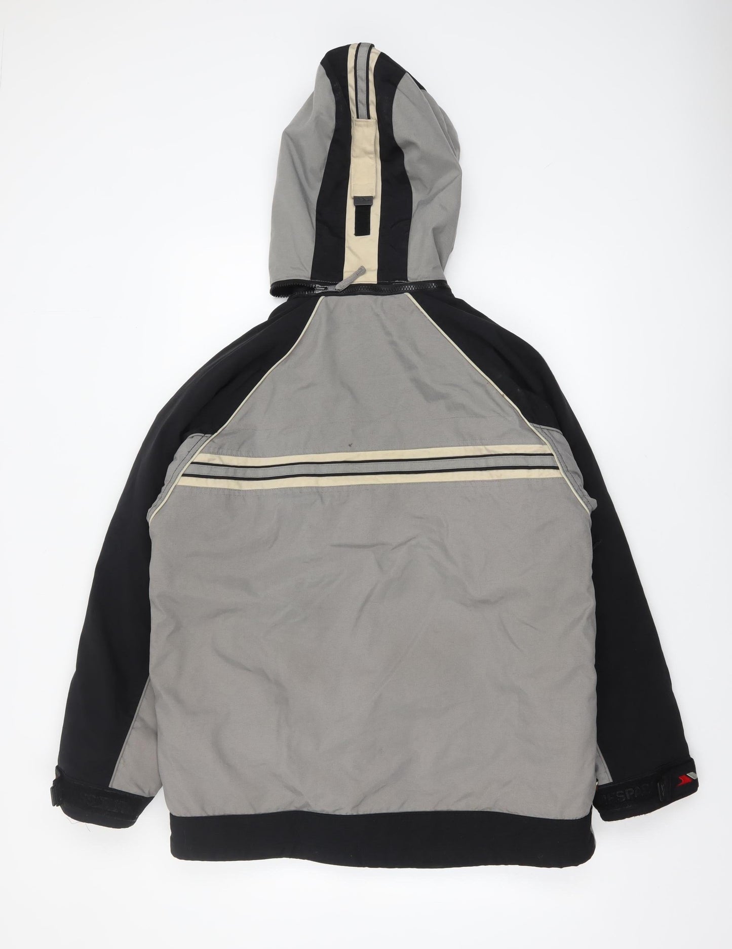 Trespass Boys Grey Hooded Puffer Jacket 13-14 Years Winter Waterproof Coat