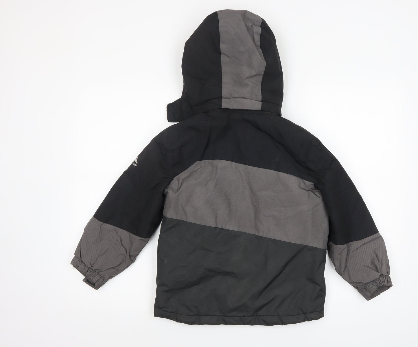 Free Country Boys Grey Waterproof Hooded Puffer Jacket Size 5-6 Years