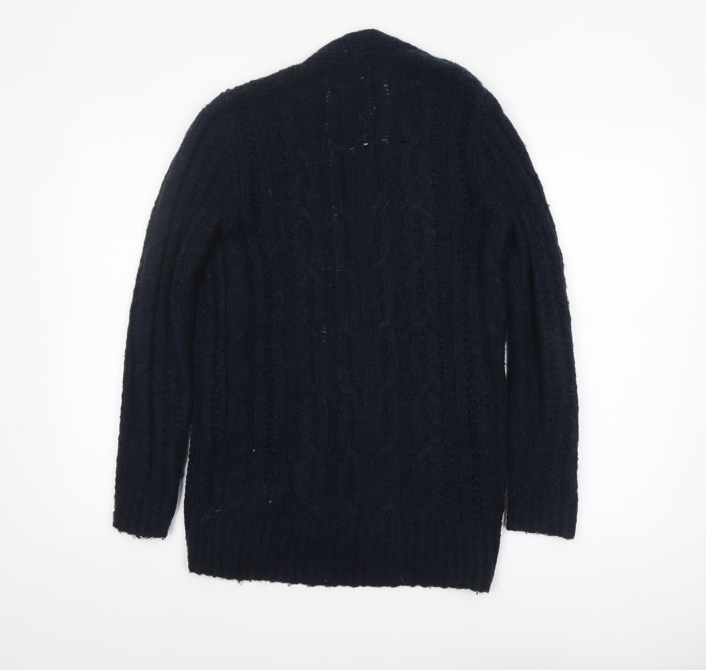 Hollister Women's Black Cable-Knit Open Cardigan XS