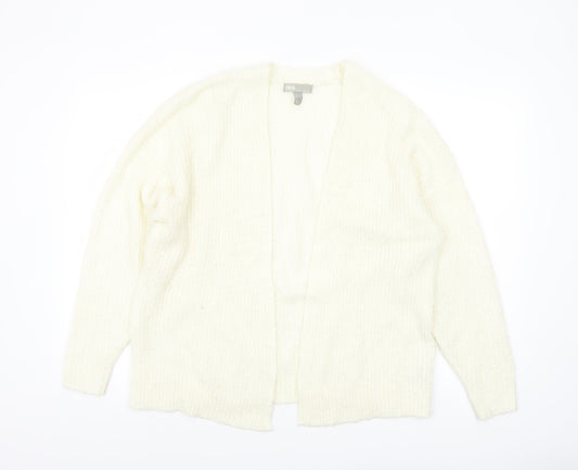 ASOS Women Ivory Chunky Knit Open Front Cardigan UK 6