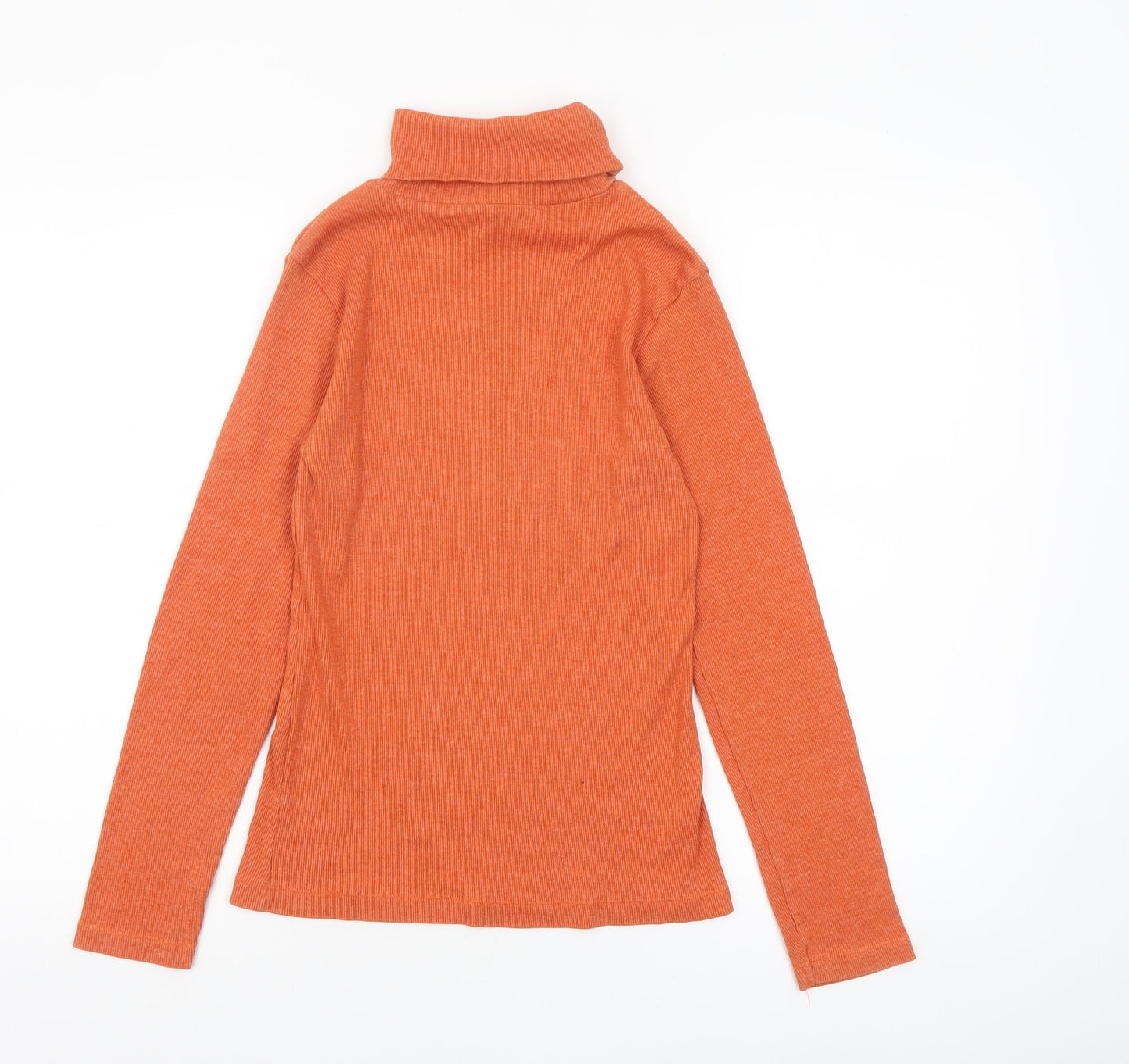 Atmosphere Women's Orange Roll Neck Jersey Top Size 14