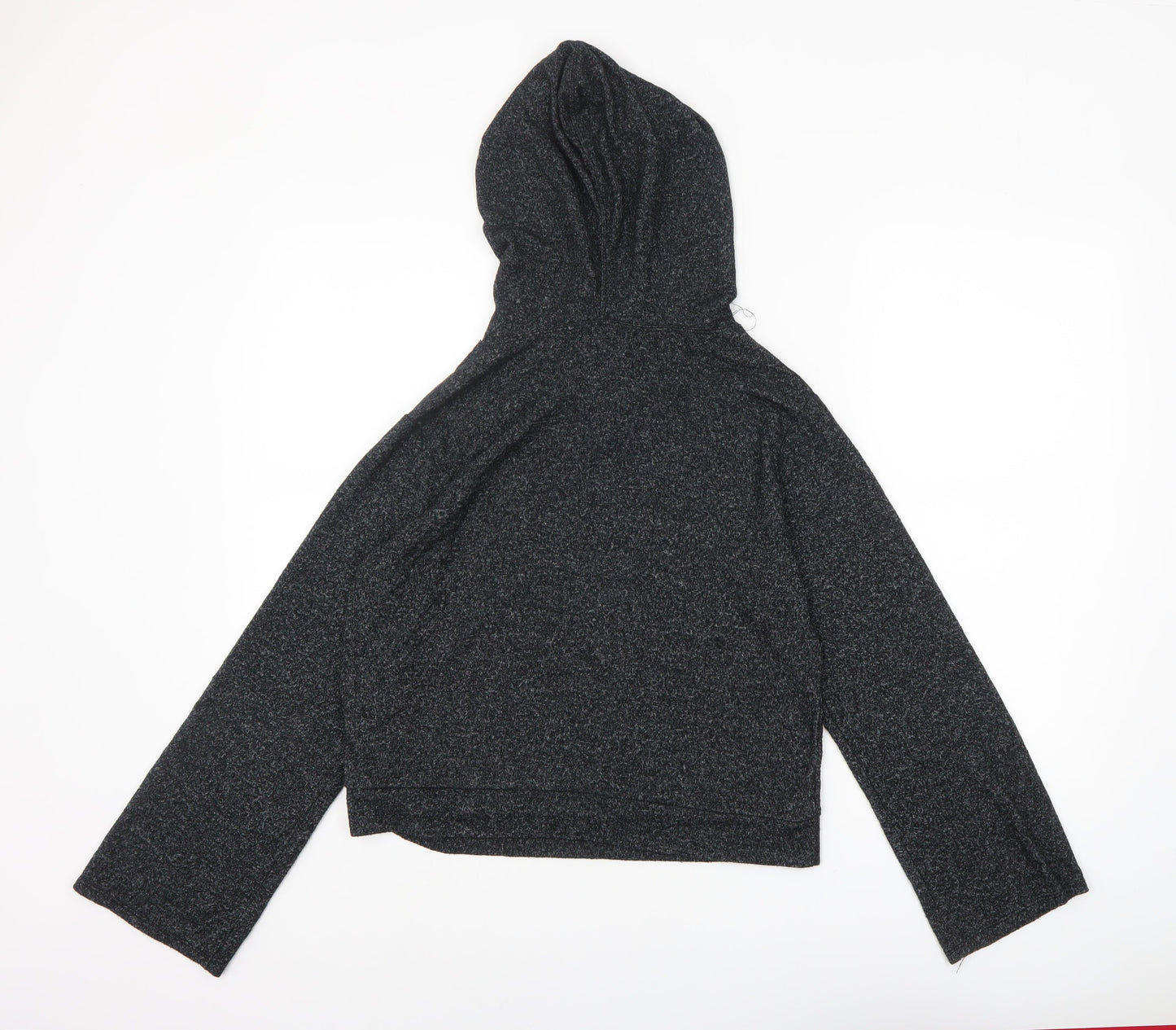 Coin 1804 Women Black Pullover Hoodie Size M Soft Stretch Casual